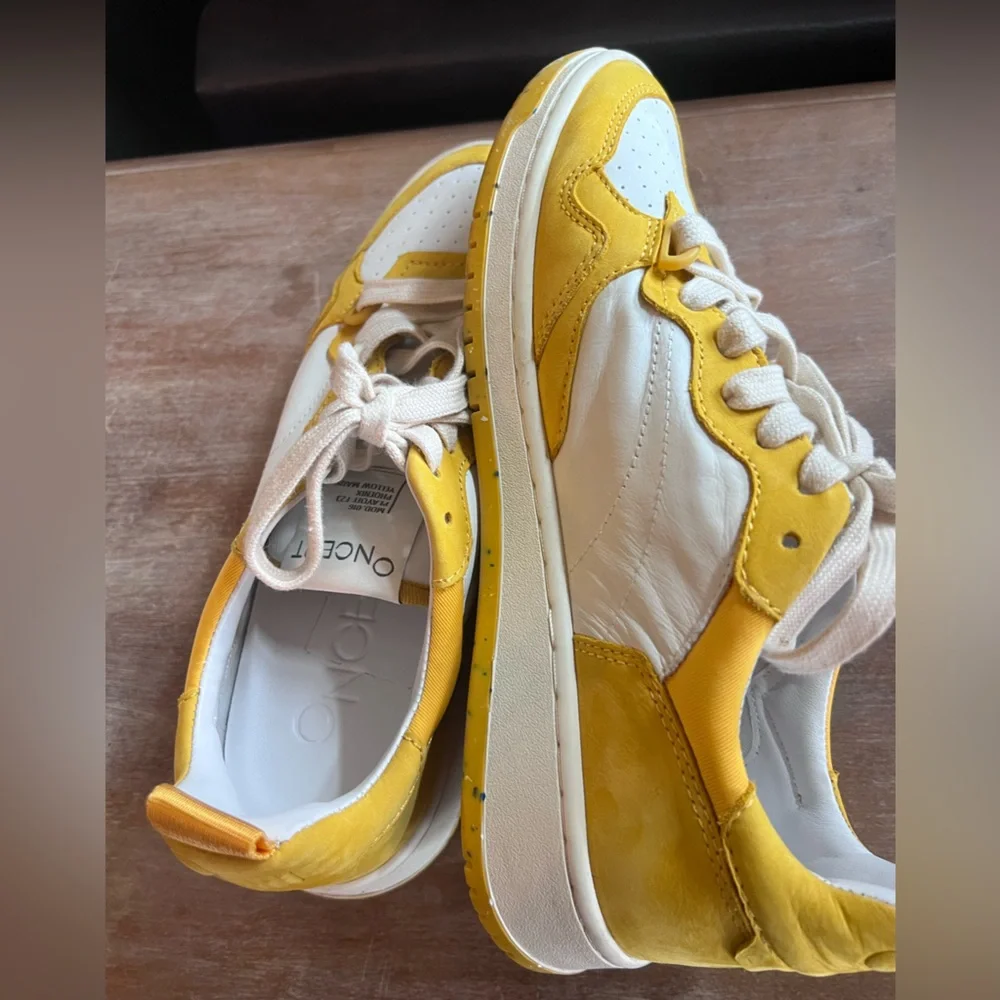 ONCEPT Women’s Phoenix Sneakers in White Yellow Maize Size 8 | Worn Once! - Picture 5 of 13